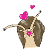 Snail with heart lips