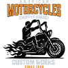 American Motorcycles Chopper Garage
