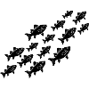 Groups Swimming Fishes