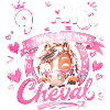 Cheval 9 Ans Anniversaire Fille Poney