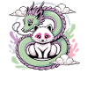 Kawaii Drache Fuchs Shirt