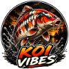 Koi Vibes Sunset Carp Design