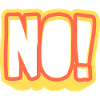 NOPE! Glowing Pop Art Signal