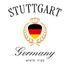 Stuttgart Deutschland Wappen Krone Reise Souvenir