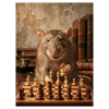 Rat playing chess