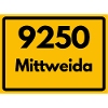 ALTE POSTLEITZAHL 9250 SACHSEN MITTWEIDA PLZ 