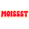 Moist Fat Font Wortzeichen
