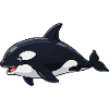 Orca Cartoon Whale Design