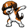 Dabbing Beagle