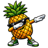 Dabbing pineapple