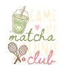 Retro Matcha Tennisclub