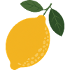 Zesty Lemon Leaf Illustration