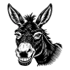 Donkey smile