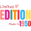 Limited edition Made in 1950
