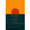 Sonnenuntergang am Meer