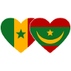 Senegal_Mauretanien_Flagge_Herz