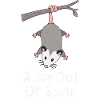 Alive Defiance Funny Opossum Sarcastic