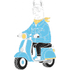 Lama Denim Scooter