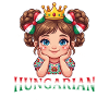 Hungarian Princess Girl Cartoon
