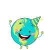 Acclamation d’anniversaire terrestre