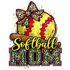 Softball-Mama: Trendige Mama-Softball-Geschenk