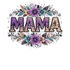 Mama-Geschenk: Retro-Mama-Visualisierung