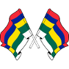 Gekreuzte Terschelling-Flaggen – Island Pride
