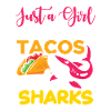 Taco Hai Haifisch Mädchen Frauen