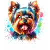 Yorkshire Terrier Motif