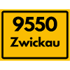 OLD POSTCODE SAXONY 9550 08060 ZWICKAU