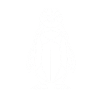 Geometrischer Pinguin (white)