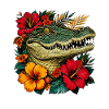 Alligator Head Tropical Flowers