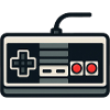 Retro NES Style Gamepad Outline