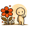 Der kleine Gedanke | Blume