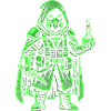 Punk Apotheker Pixel Art Retro Hacker