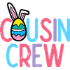 Cousin Crew Easter Bunny Design