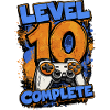 Level 10 Complete Gamer Graffiti Shirt