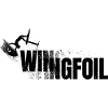 Wingfoiler with lettering