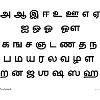 Tamil Abugida (black)