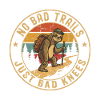 No Bad Trails Sloth Hiking Tee