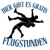 Kostenlose Flugstunden – Kampf-Silhouette