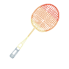 Badminton Racket Sketch
