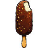 Chocolate banana popsicles