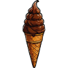 Schoko Soft-Serve Eiskegel