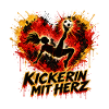 Kickerin mit Herz