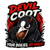 Devil Coot Funny Carp Fishing Design