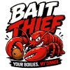 Bait Thief Funny Carp Fishing Design