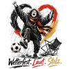 Wetterfest Laut Stolz – Fußballheldin