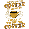 Lustiges Kaffeeliebhaber-Zitatdesign