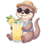 Summer Otter Lemonade Vibe